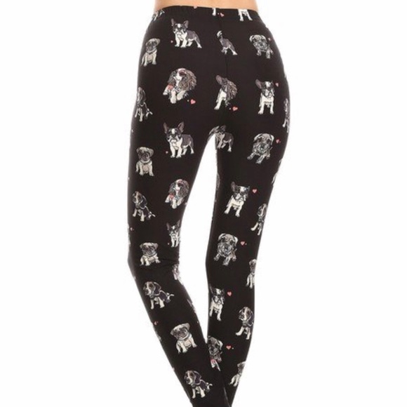 LeggingsOurUs Pants - Butter Soft Cute Puppies Leggings